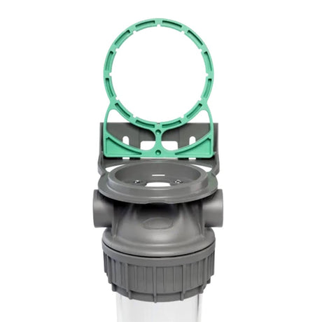 Ecosoft 3P Grey Mono 10" water filter with venturi valve and drain in grey housing