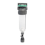 Ecosoft 3P Grey Mono 10" Water Filter with venturi valve and twistable drain for efficient sediment removal