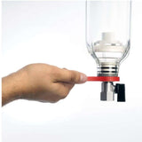 Ecosoft 3P Grey Triplex 10 inch rainwater filter with flush valve and ¾ inch brass connection