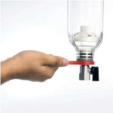Ecosoft 3P Grey Mono 10 inch water filter with venturi valve and ½ inch drain for efficient sediment flushing