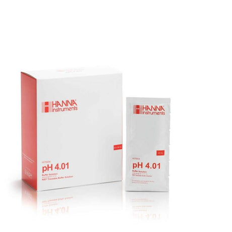 HI-70004P pH 4.01 Buffer Sachets, 25 x 20 ml sachets | GAPS Water
