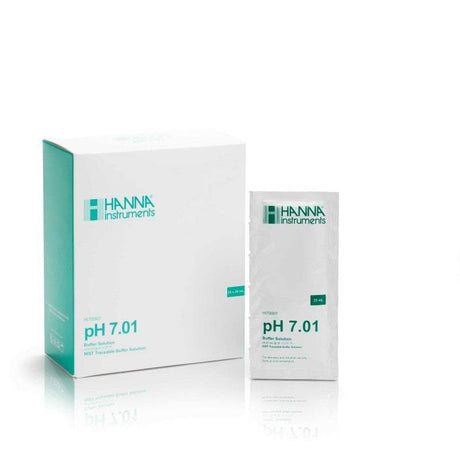 HI-70007P pH 7.01 Buffer Sachets, 25 x 20 mL sachets | GAPS Water
