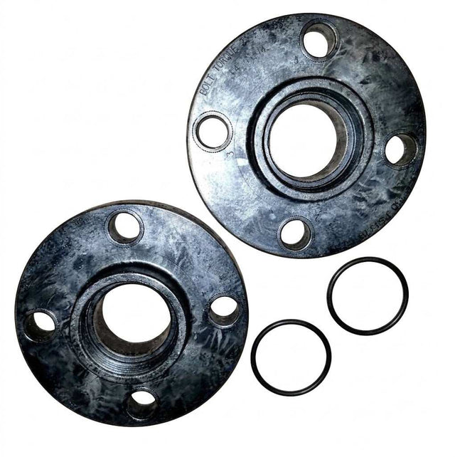 Aqmatic K524-RGN 2 inch PVC flange adapter kit with EPDM O-rings for water treatment systems
