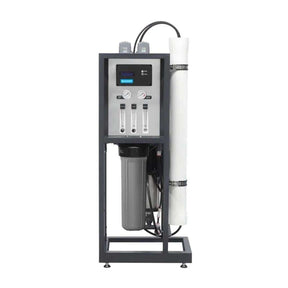 Ecosoft MO6500 Professional 4-inch RO system with Grundfos pump and OC5000 controller on steel frame