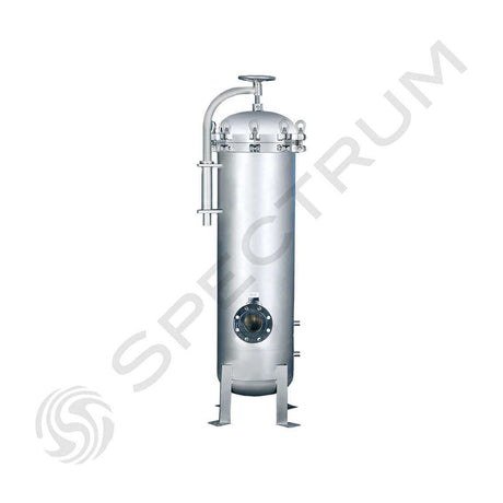 PFH-SPC-21-30-4F-GP-ML : SPECTRUM INOX Premier Filter Housing 21 X 30" 4" with Gauge Ports 1575 LPM* | GAPS Water Treatment