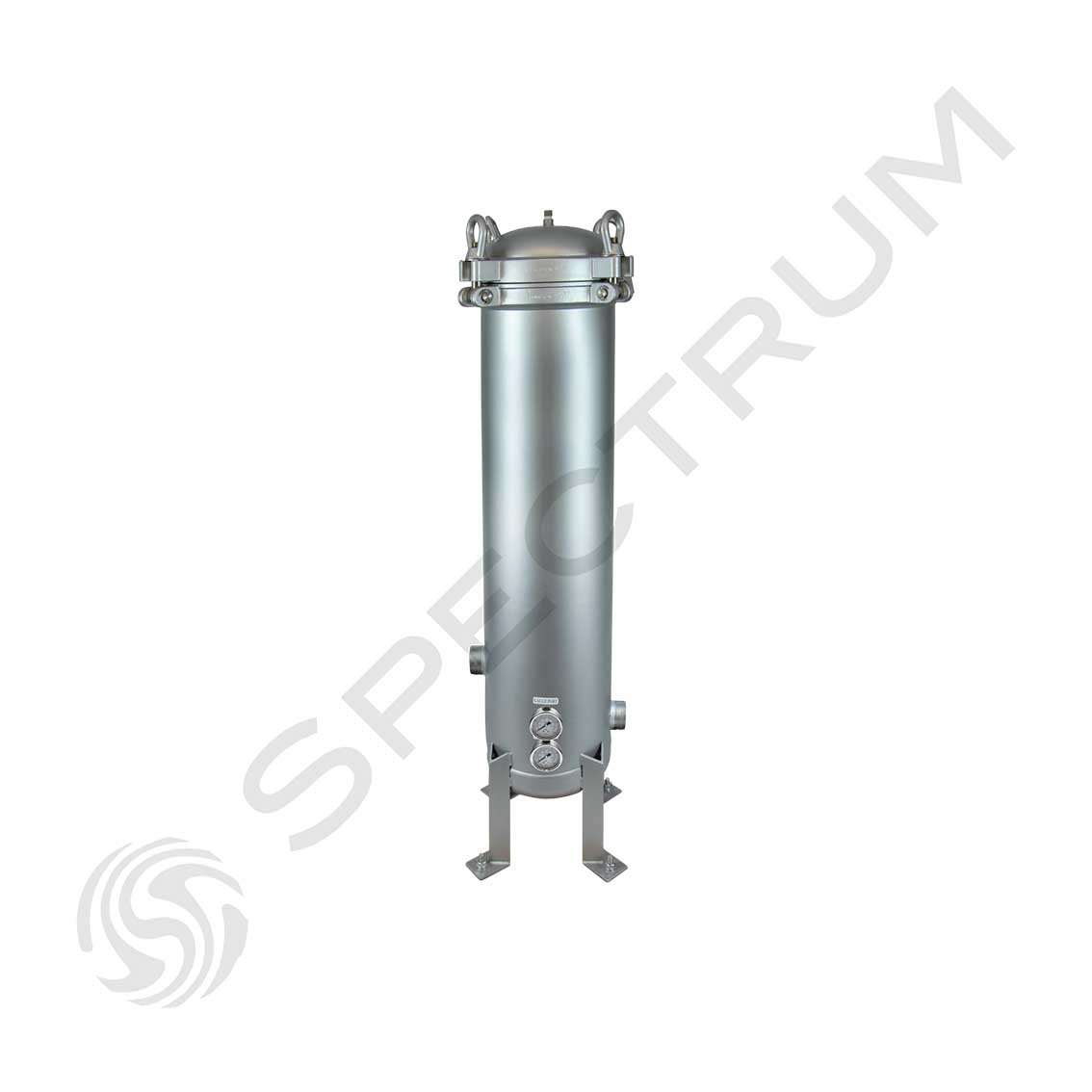 PFH-SPC-7-40-2-GP-ML : SPECTRUM INOX Premier Filter Housing 7 X 40" 2" with Gauge Ports 700 LPM* | GAPS Water Treatment