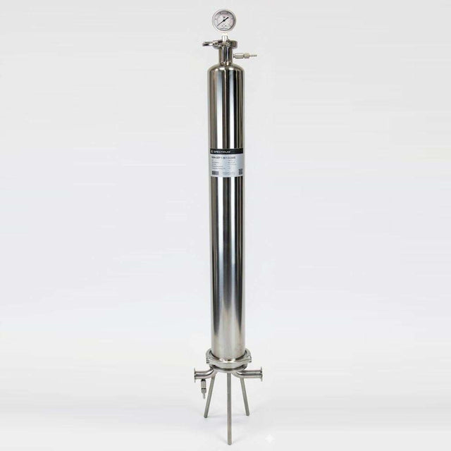 PSFH-SEP-1-10-1-226E : SPECTRUM Sanitary Filter Housing 1 x 10 226 End-Cap 1" Tri-Clamp EPDM Seal