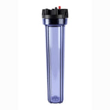 Spectrum 20” clear regular diameter filter housing with 3/4” ports for reliable filtration and easy visual inspection
