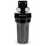 SPECTRUM Aqualyze SFHS-1-10LD 10-inch Large Diameter water filter housing with complete adaptor kit and 1-inch ports for high-flow filtration