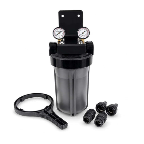 SPECTRUM Economic Three Stage Housing System 10inch large diameter water filter housing with adaptor kit and 1-inch ports
