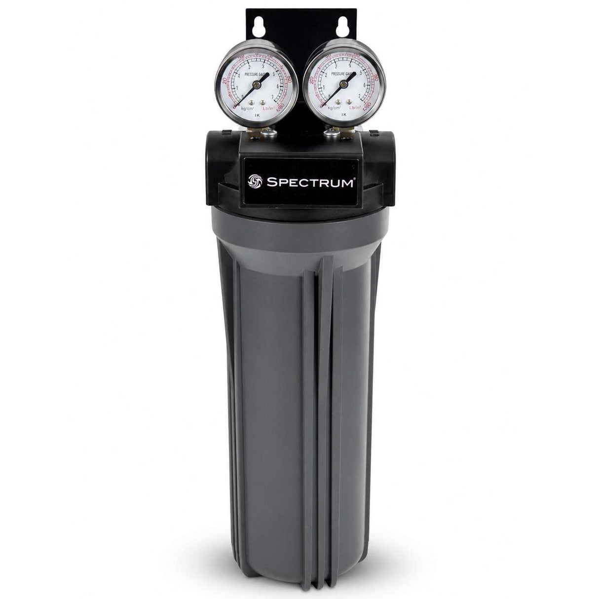 SPECTRUM SFHS-1-10SD single 10-inch water filter housing with adaptor kit for versatile water filtration