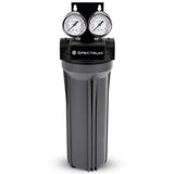 SPECTRUM SFHS-1-10SD single 10-inch water filter housing with adaptor kit for versatile water filtration