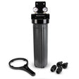 SPECTRUM Aqualyze SFHS-1-20LD 20-inch Large Diameter Filter Housing with Complete Adaptor Kit for high-capacity water filtration