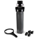 SPECTRUM Aqualyze SFHS-1-20LD 20-inch Large Diameter Filter Housing with Complete Adaptor Kit for high-capacity water filtration