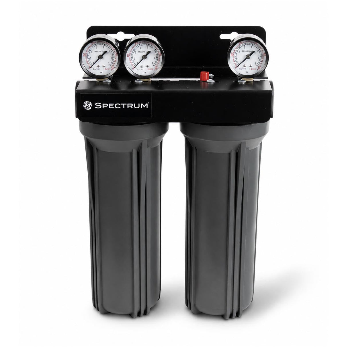 SPECTRUM Economic Three Stage Housing System 10inch with adaptor kit for compact dual-stage water filtration