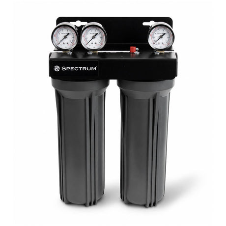 SPECTRUM Economic Three Stage Housing System 10inch with adaptor kit for compact dual-stage water filtration