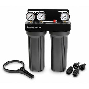 SPECTRUM Economic Three Stage Housing System 10inch with adaptor kit for efficient water filtration