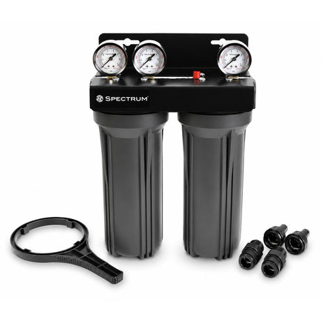 SPECTRUM Economic Three Stage Housing System 10inch with adaptor kit for efficient water filtration