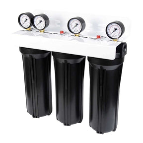 SPECTRUM Economic Three Stage Housing System 10inch triple polypropylene water filter with adaptor kit