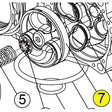 Clack V4036 T1 Rotor Disk Assembly