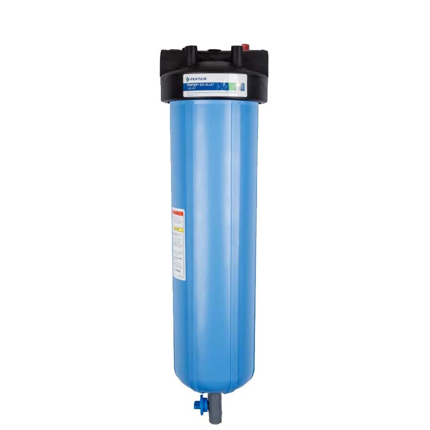 Pentair Pentek Big Blue Large Diameter Housing with 3/8" Drain Valve