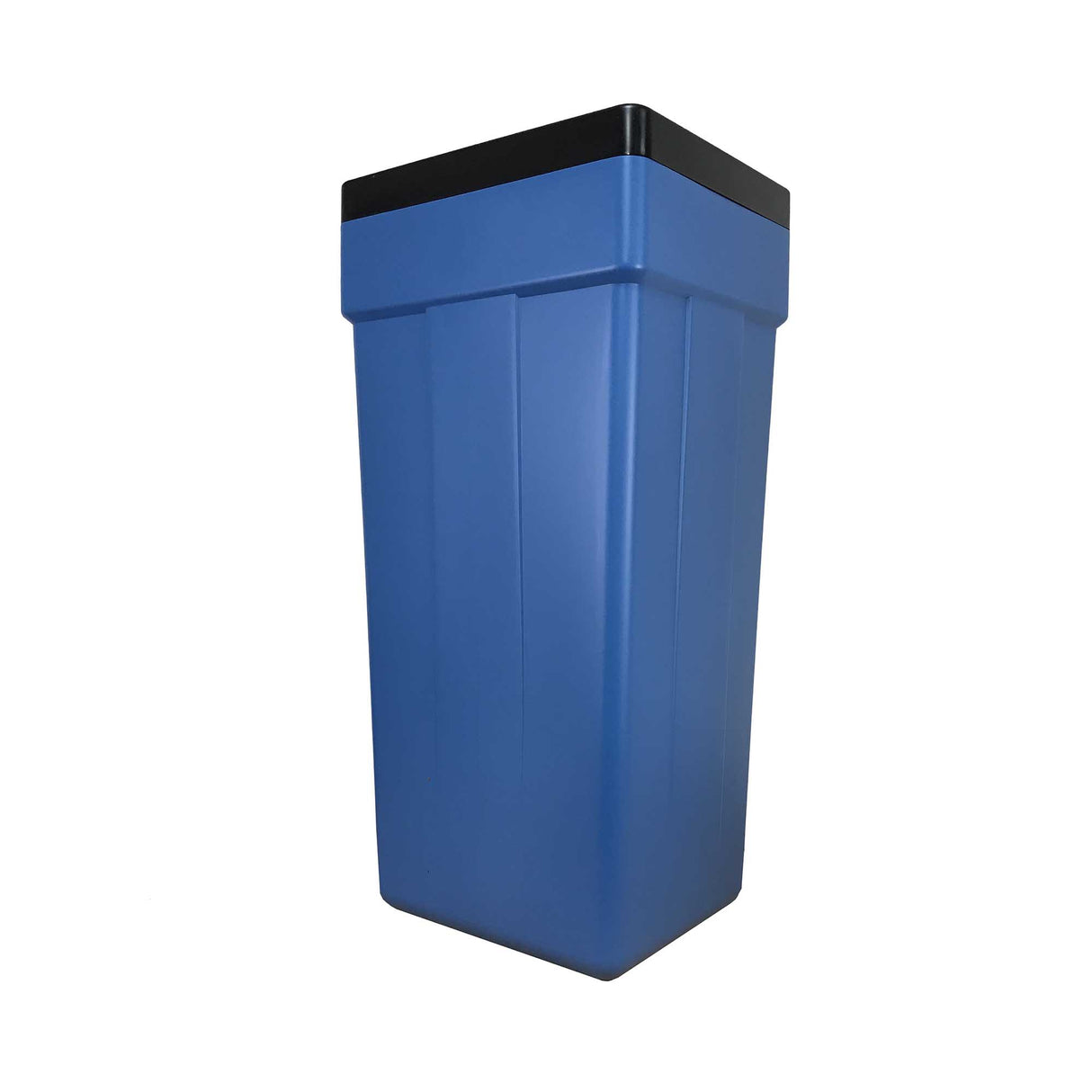 Rectangular Blue Brine Tank Assembly 3/8" Fleck/Clack/Autotrol 125 litres
