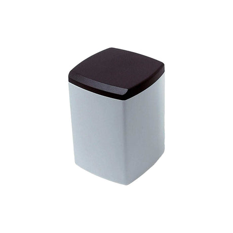 Square White Brine Tank Black Cover 35 L