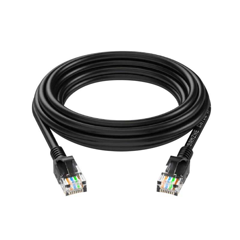 Clack V4470-15 Cable Cat 5 With RJ45 ends Black - 4.5m