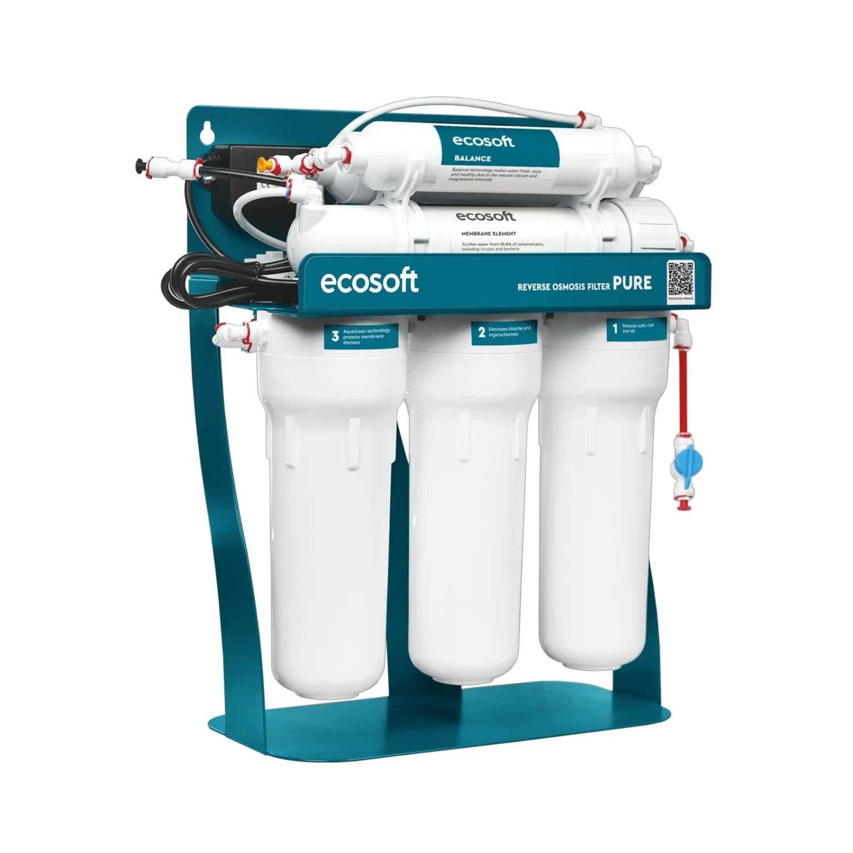 Ecosoft PURE Balance RO System with Pump