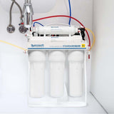 Ecosoft STANDARD PRO RO System with Pump on Metal Rack