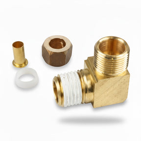 Fleck 29220 Kit elbow 90ø 1/4" x 3/8" Brass