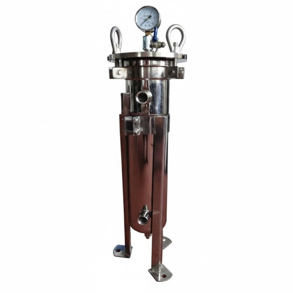 Pallas Magnetic Bag Filter DN20 3/4" 5m³/hr 2 Pressure Gauges 1 Magnet