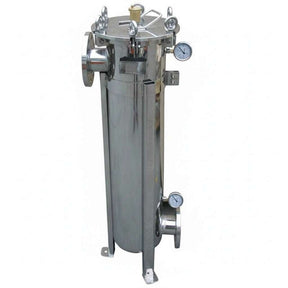 Pallas Magnetic Bag Filter DN80 Flanged 2 Magnet 50 m³/hr 2 Pressure Gauges 2 Magnets