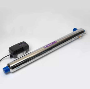 Atlas H151 151 L/min 316 stainless steel UV unit for water disinfection with LCD controller.