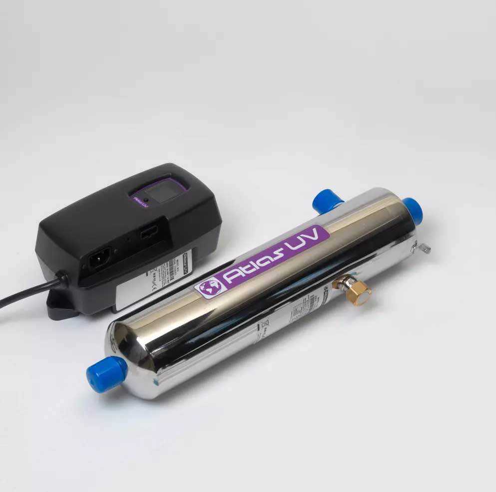Atlas H38 38 L/min (2.3 m³/hr) 316 Stainless Steel UV Unit 3/4