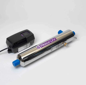 Atlas H53 53 L/min 316 stainless steel UV unit with controller and 1" NPT connections.