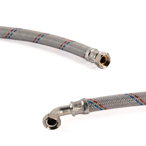 3/4" Female - 3/4" Female Elbow HSH Flatflex Flexible Hose 80cm DN20