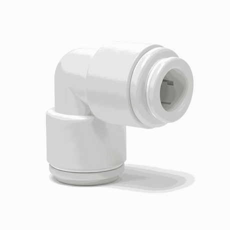 Union Elbow 3/8" Push Fit plumbing connector for easy, secure, and durable tubing installation