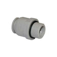 JG Speedfit Straight Adaptor 15mm push-fit to 1/2 inch BSPM plumbing connector