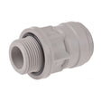 JG Speedfit Straight Adaptor 22mm pushfit to 3/4 inch BSPM for secure, leak-tight pipe connections