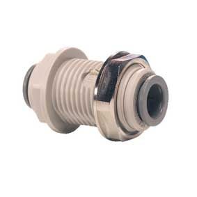 John Guest Bulkhead 3/8" Push Fit x 3/8" Push Fit PI1212S | GAPS Water Treatment