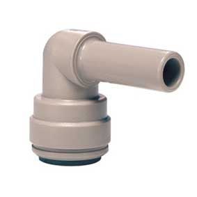 John Guest Stem Elbow 1/2" Stem x 1/2" Push Fit PI221616S | GAPS Water Treatment