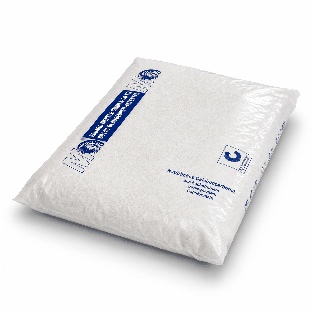 25 kg bag of Juraperle Calcium Carbonate pH Correction Media (1-2mm granular) used for water pH adjustment and iron removal