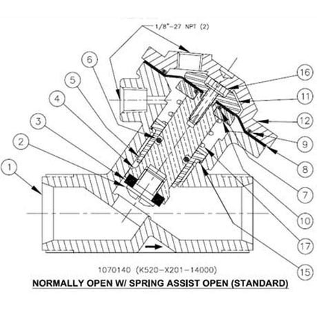K520-RF Internal Parts Kit (Plastic) | GAPS Water Treatment