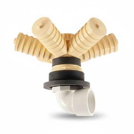 Lower Laterals 0.2mm Slots for Vessel with 4" Threaded Top and Bottom Hole (Resin Applications) | GAPS Water Treatment