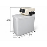 Micro Softener with F79 Valve White Cabinet 3/4" ports