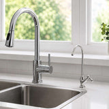 Chrome MT1-TAPCHROME mini tap with 1/4" tubing for under sink water filtration systems