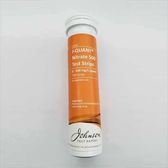 Nitrate Test Strips 0 to 500 ppm (100 Tests) | GAPS Water Treatment