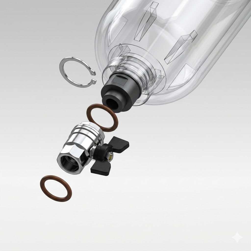 Cintropur NW500 2" FI-0502-03 mechanical water filter with double-stage filtration and high flow rate