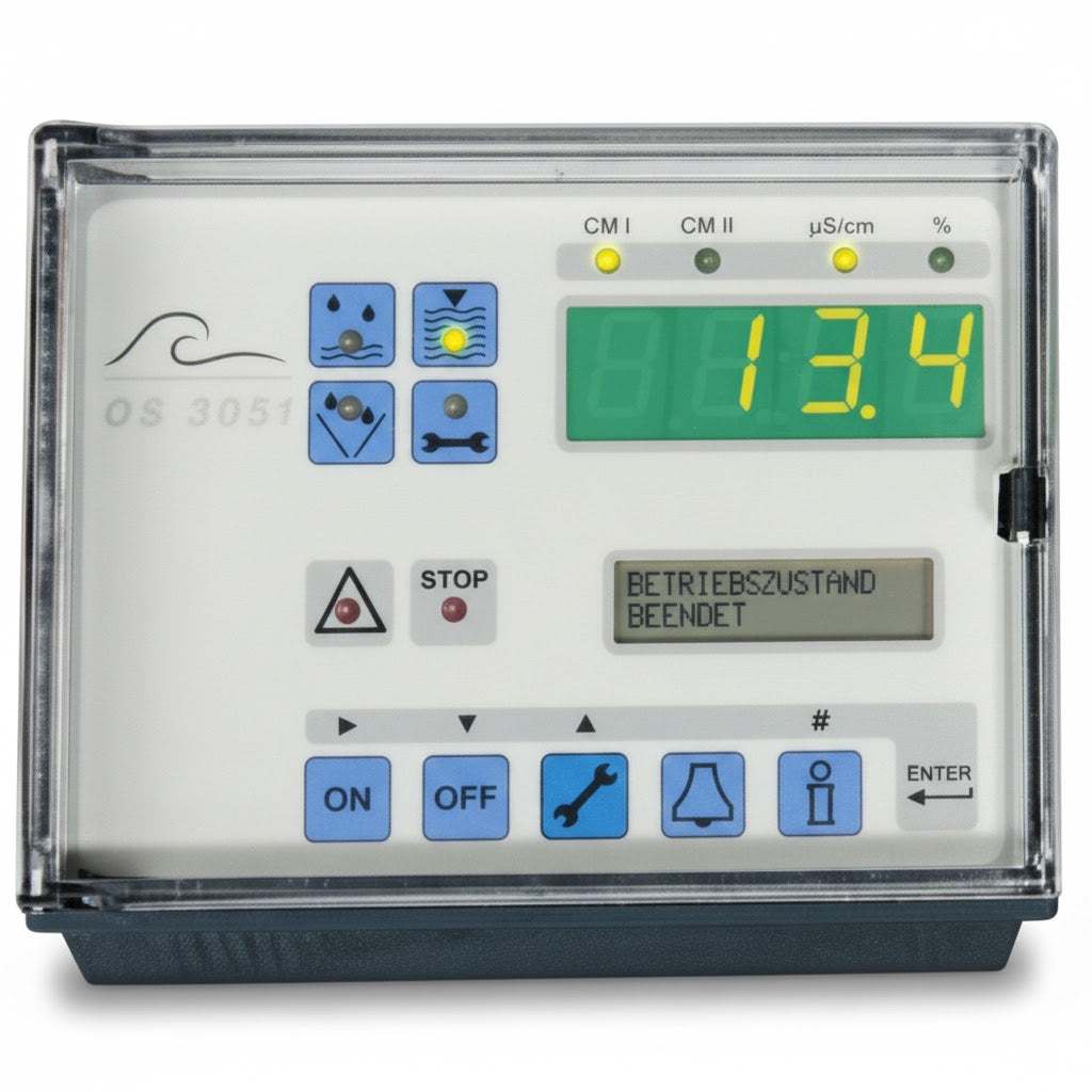 EWS OS3051/2 RO Controller Panel Mount 24/24V with 2 Conductivity Mete ...
